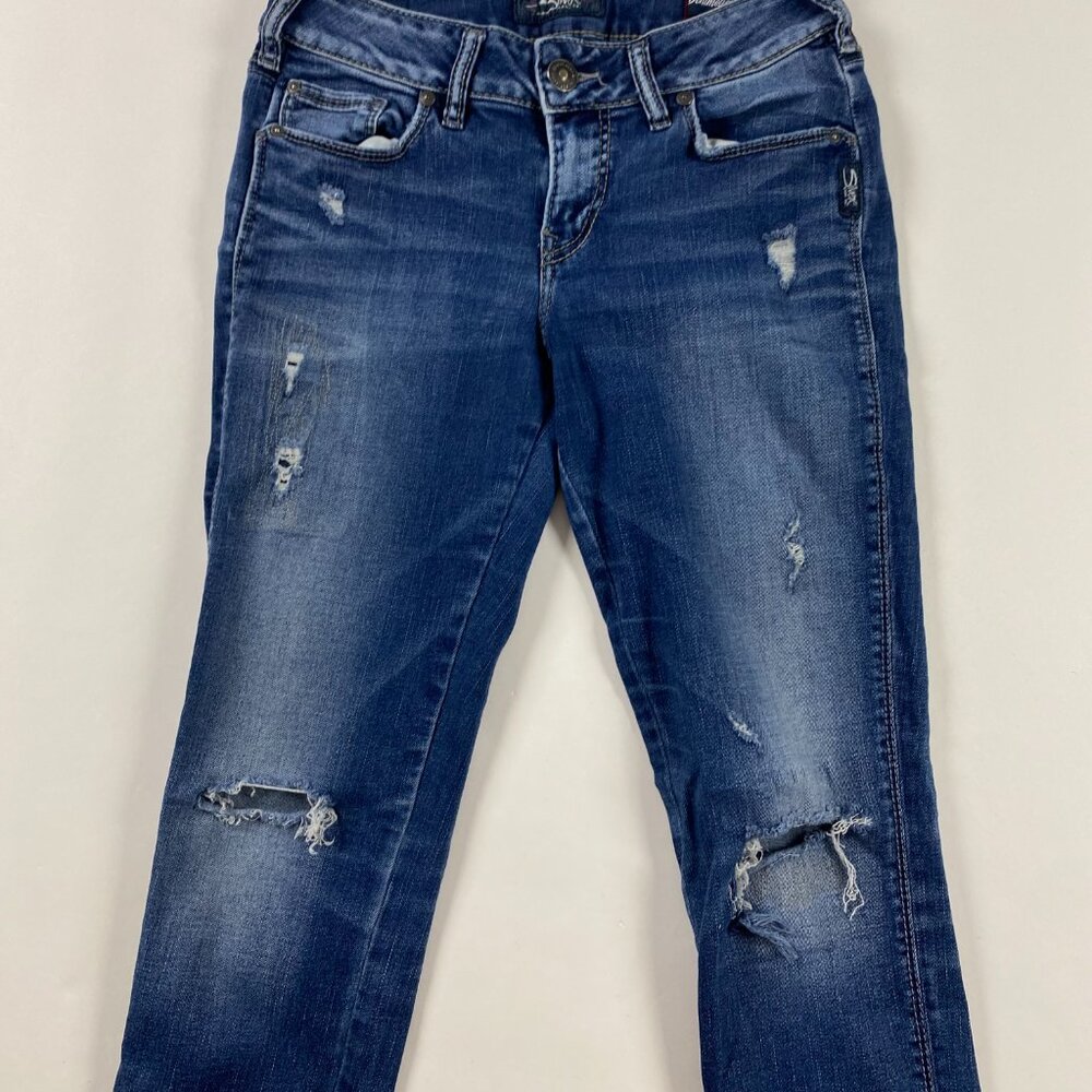 Silver Jeans Suki Mid Skinny Jeans Womens 28 x 31 - Picture 3 of 16